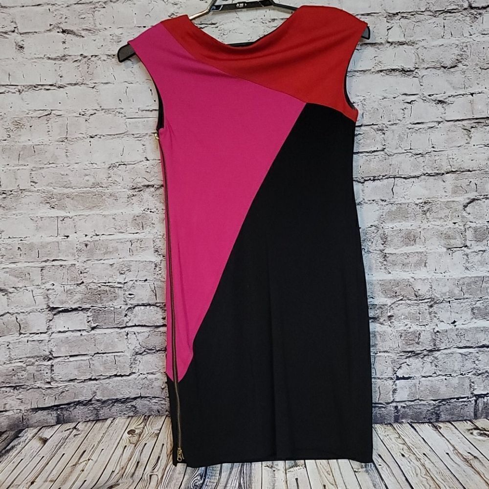 Muse Sheath Dress Size 8 Color Block - Picture 5 of 7
